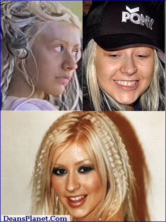 Christina Aguilera no clothes