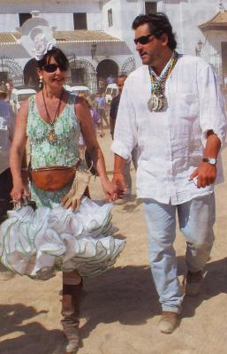 Carmen Martinez Bordiu y José Campos