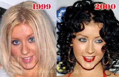 Christina Aguilera - Before and after - Then and now Mostrar imagen
