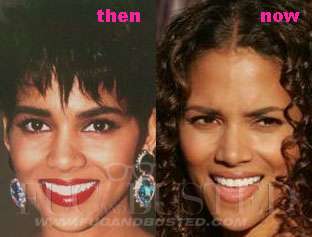 Halle Berry - Before and after - Then and now Mostrar imagen