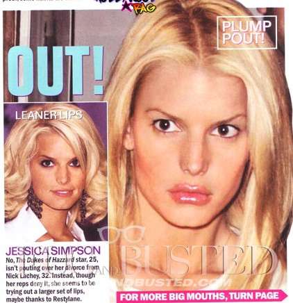 Jessica Simpson - Before and after - Then and now Mostrar imagen