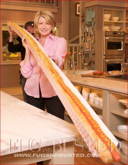 Martha Stewart hot doggie Mostrar imagen