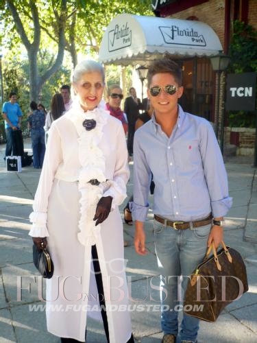 Eloisa Bercero en El Retiro con un marifán Eloisa Bercero: poco gusto y mucho dinero » marifans