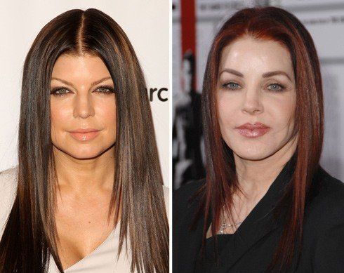Famosas que se parecen al Joker II: Priscilla Presley » fergie priscilla2 fergie priscilla