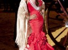 Latoya Jackson siembra el pánico en Sevilla vestida de flamenca